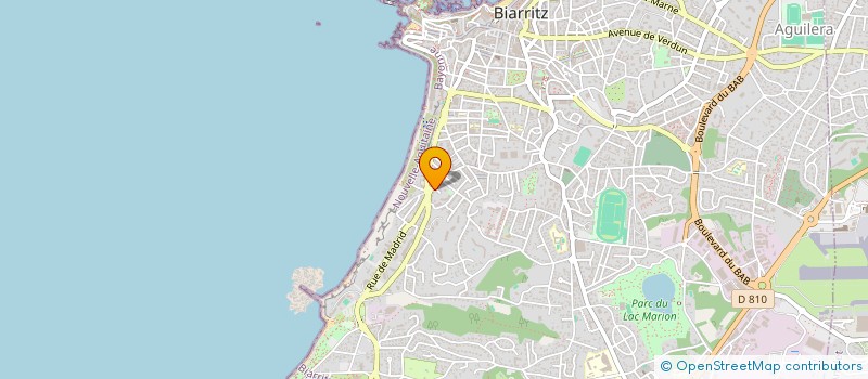 localisation de l'entreprise B3M à BIARRITZ
