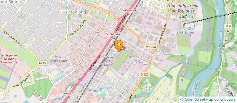 localisation de l'entreprise B3M à TOULOUSE