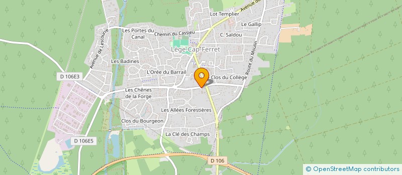 localisation de l'entreprise B3N DISTRI à LEGE-CAP-FERRET