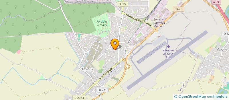 localisation de l'entreprise B3P  TAVAUX