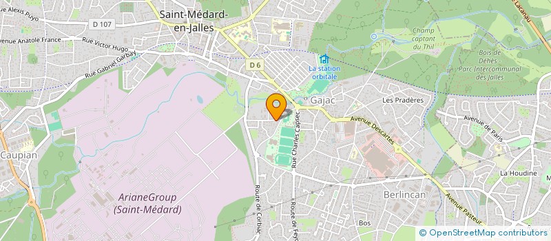 localisation de l'entreprise B3P CONCEPT  SAINT-MEDARD-EN-JALLES