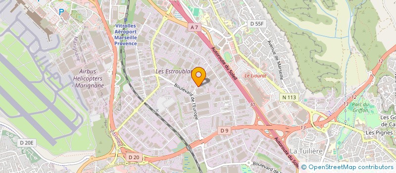 localisation de l'entreprise B3R EUROPARTNERS à VITROLLES