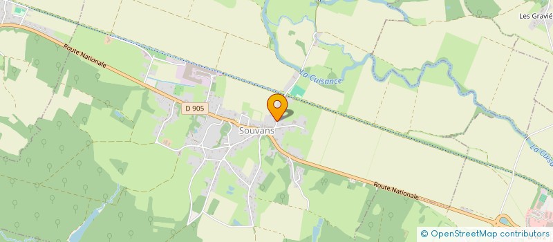 localisation de l'entreprise B3RT  SOUVANS