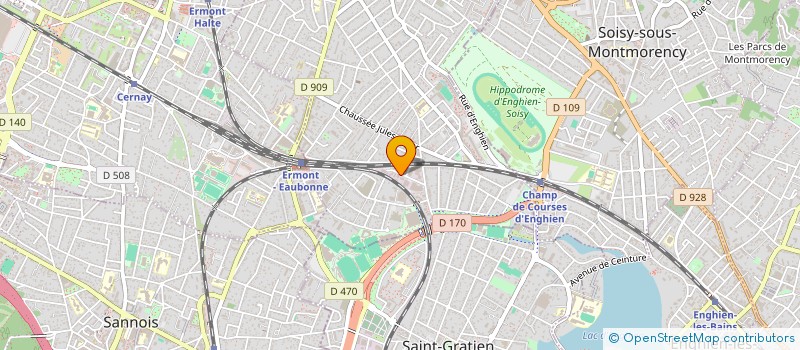 localisation de l'entreprise B3S  EAUBONNE