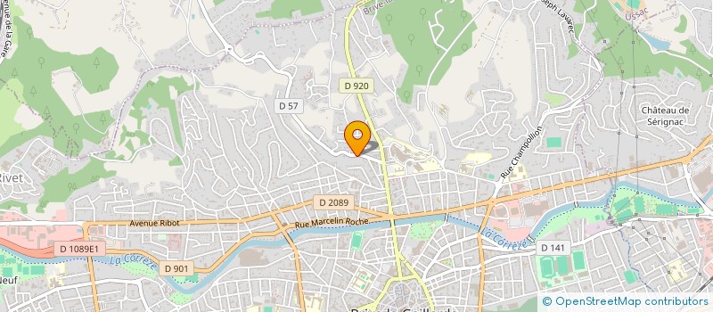 localisation de l'entreprise B3S  BRIVE-LA-GAILLARDE