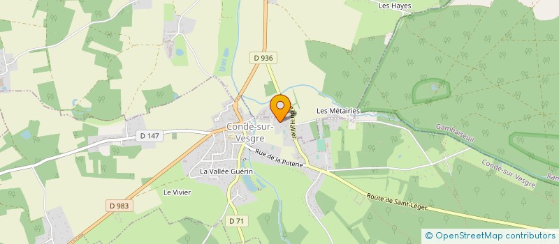 localisation de l'entreprise B3TEC  CONDE-SUR-VESGRE