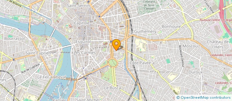 localisation de l'entreprise B4 à TOULOUSE
