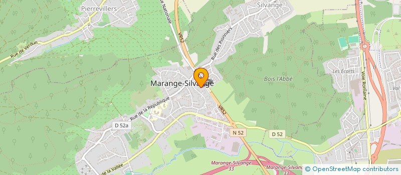 localisation de l'entreprise B4 EVENT  MARANGE-SILVANGE