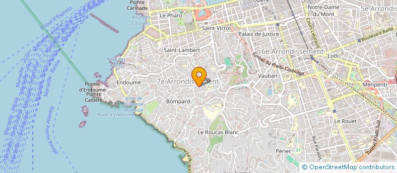 localisation de l'entreprise B4 INVEST à MARSEILLE