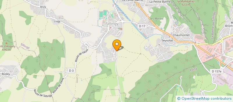 localisation de l'entreprise B4 PERFORMING  SILLINGY