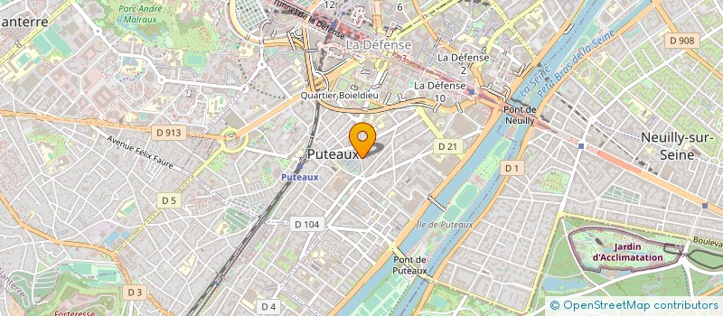 localisation de l'entreprise B4 SERVICES à PUTEAUX