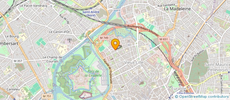 localisation de l'entreprise B44PM à LILLE
