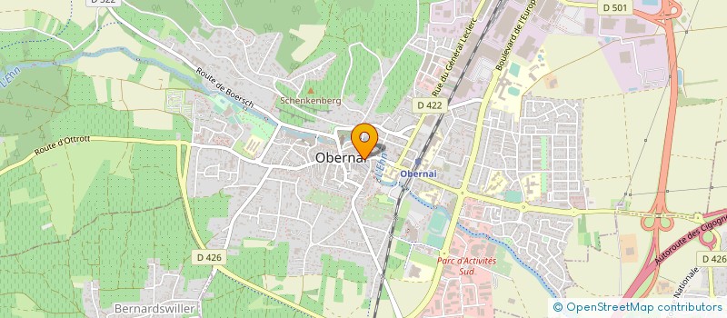 localisation de l'entreprise B4A BOUTIQUE à OBERNAI