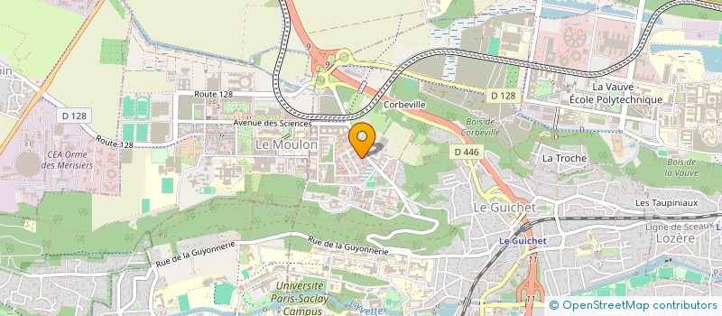 localisation de l'entreprise B4B SARL à ORSAY