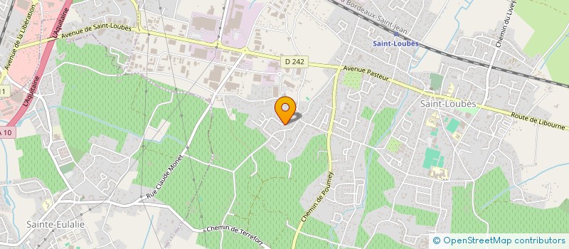 localisation de l'entreprise B4D  SAINT-LOUBES