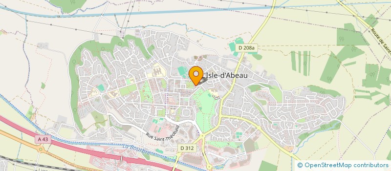 localisation de l'entreprise B4G HOLDING  L'ISLE-D'ABEAU