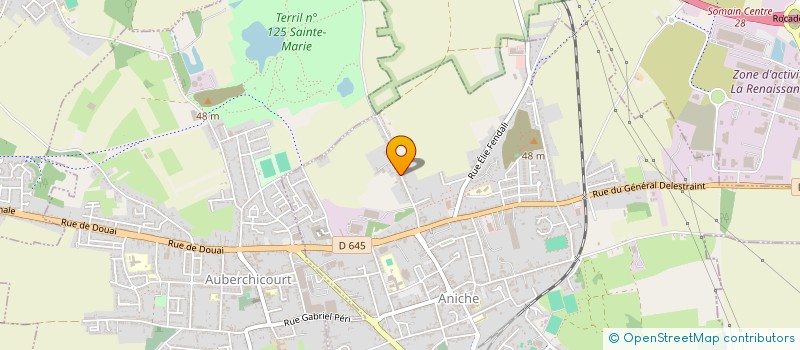 localisation de l'entreprise B4M  ANICHE