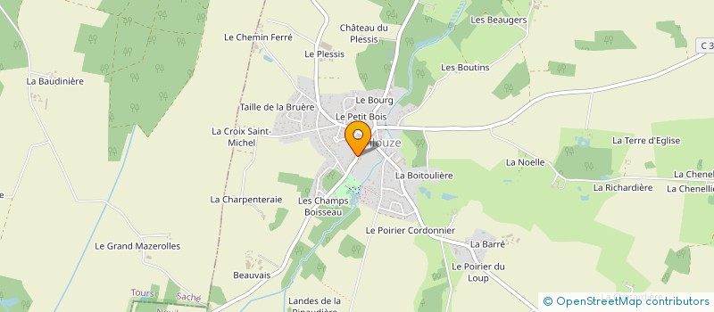 localisation de l'entreprise B4M à THILOUZE