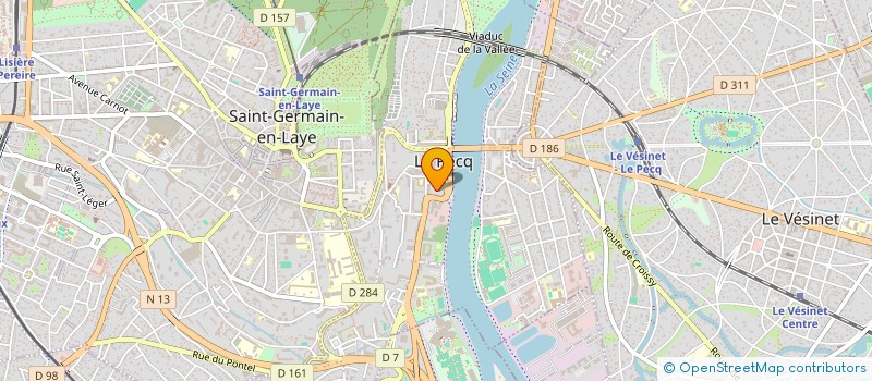 localisation de l'entreprise B4M  LE PECQ