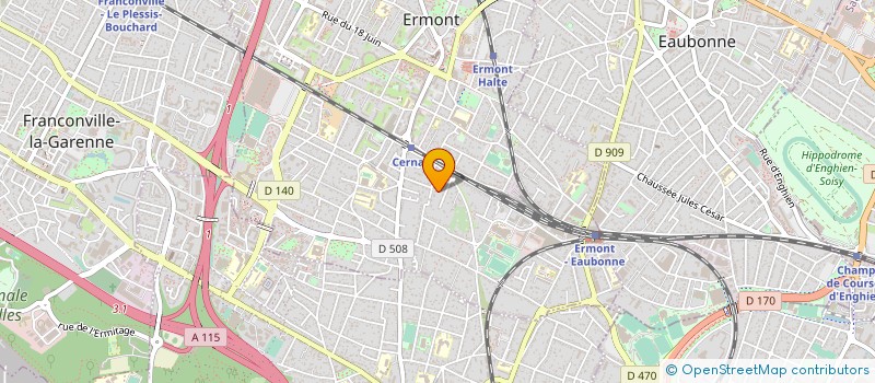 localisation de l'entreprise B4T à ERMONT