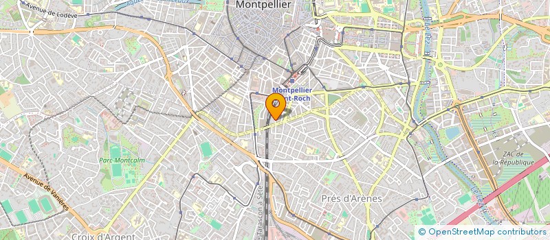 localisation de l'entreprise B4TECH à MONTPELLIER
