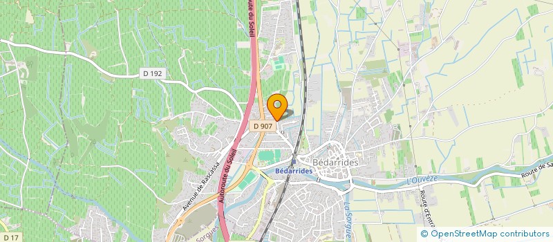 localisation de l'entreprise B5 IMMOBILIER  BEDARRIDES