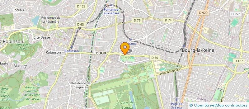 localisation de l'entreprise B5L à SCEAUX