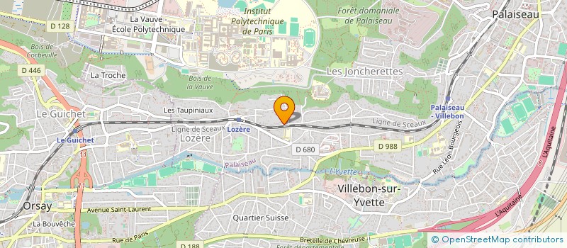 localisation de l'entreprise B5V à PALAISEAU
