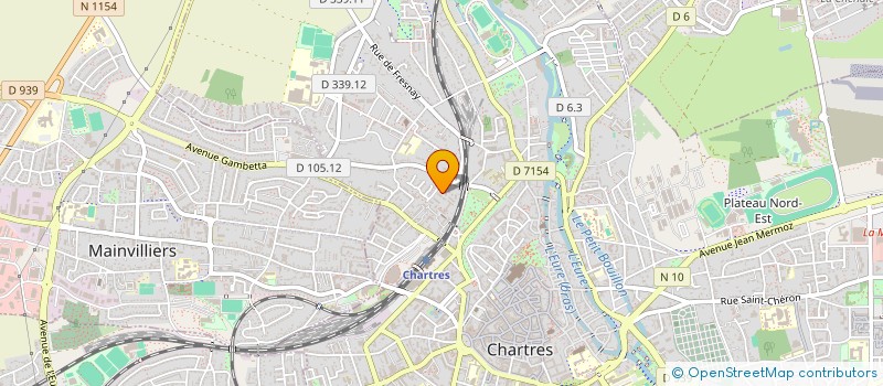 localisation de l'entreprise B6 à CHARTRES