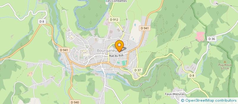 localisation de l'entreprise B6 AUDIT à BOURGANEUF