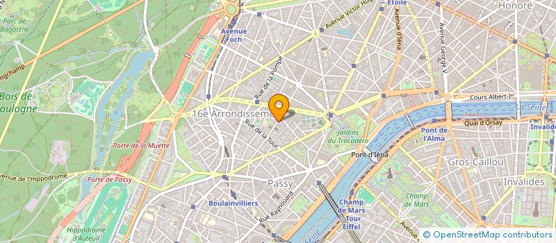 localisation de l'entreprise B6 PARTNERS  PARIS