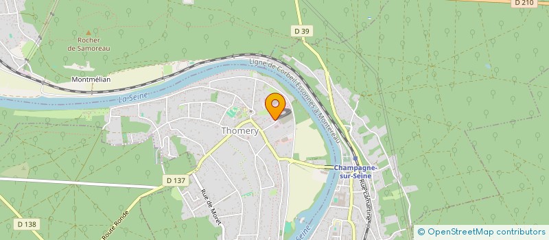 localisation de l'entreprise B612  THOMERY