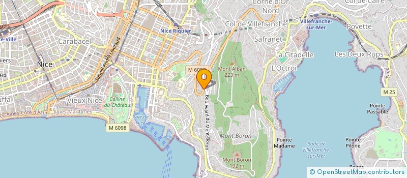 localisation de l'entreprise B612 à NICE