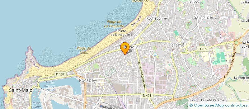 localisation de l'entreprise B622  SAINT-MALO