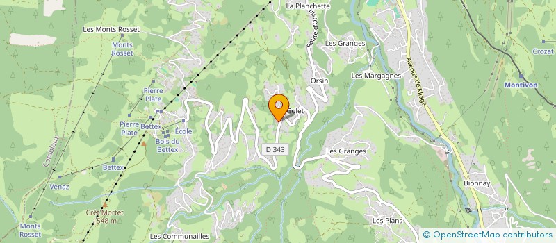 localisation de l'entreprise B692  SAINT-GERVAIS-LES-BAINS