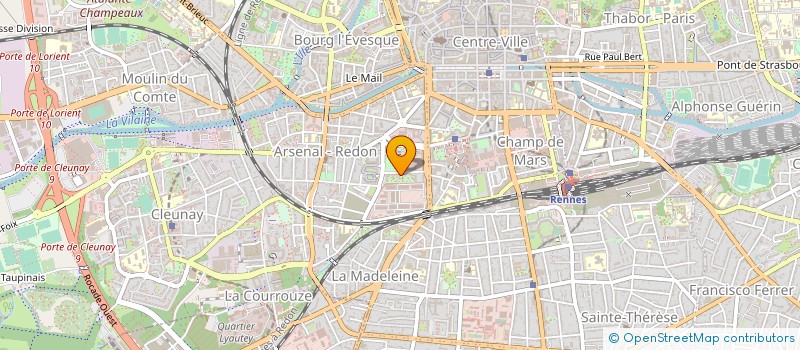 localisation de l'entreprise B7 à RENNES