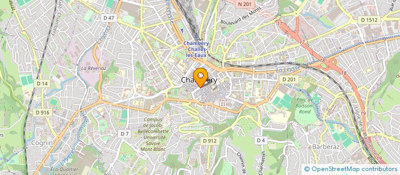 localisation de l'entreprise B7 DISTRIBUTION à CHAMBERY