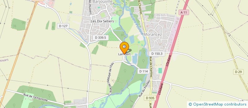 localisation de l'entreprise B7 IMMO à BARJOUVILLE