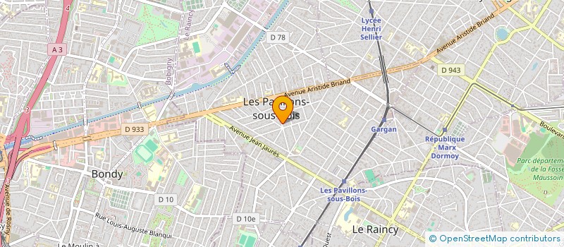 localisation de l'entreprise B7 IMMO à LES PAVILLONS-SOUS-BOIS