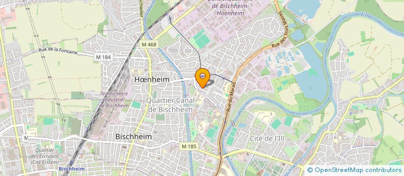 localisation de l'entreprise B7 INVEST  HNHEIM