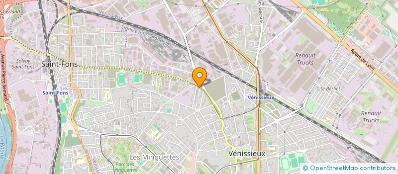 localisation de l'entreprise BA  VENISSIEUX