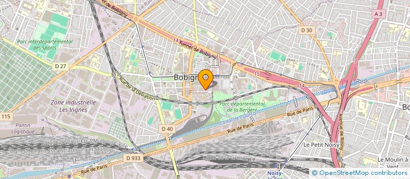 localisation de l'entreprise BA à BOBIGNY