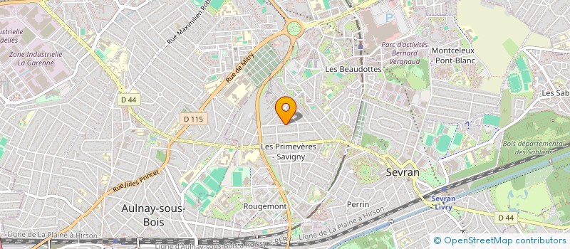 localisation de l'entreprise BA à SEVRAN