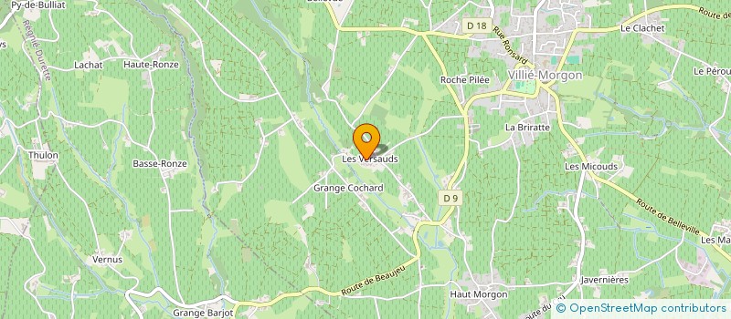 localisation de l'entreprise BA - ABBA  VILLIE-MORGON