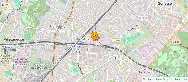 localisation de l'entreprise BA BA AUTO à STAINS