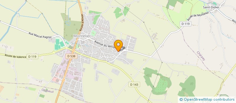 localisation de l'entreprise BA BI ROBNAISSANCE  MONTELIER