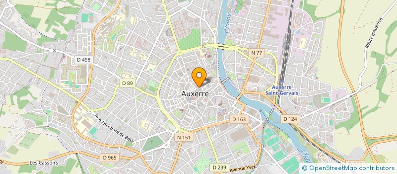 localisation de l'entreprise BA BORD à AUXERRE