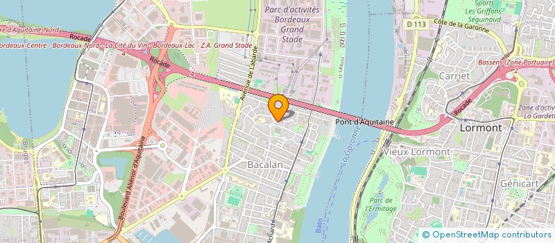 localisation de l'entreprise BA BORDEAUX à BORDEAUX
