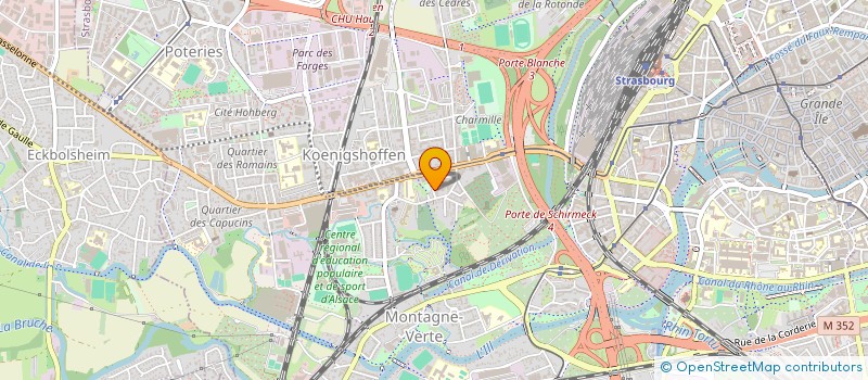 localisation de l'entreprise BA-CO à STRASBOURG
