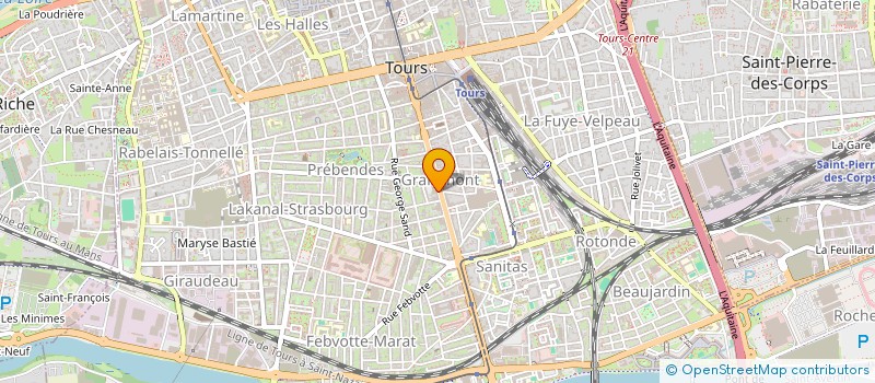 localisation de l'entreprise BA-CO-PE  TOURS